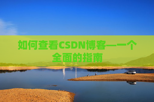如何查看CSDN博客—一个全面的指南